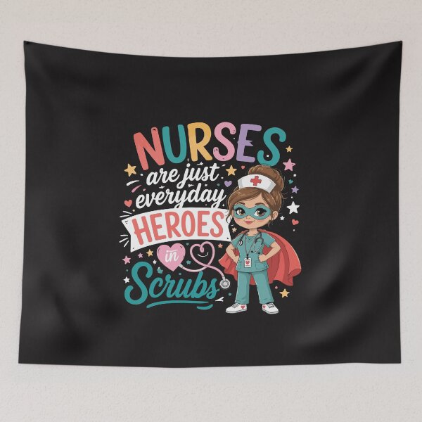 Item preview, Cute Nurse Superhero Nursing Design Retro Nurses Are Everyday Heroes designed and sold by kiralynstration.