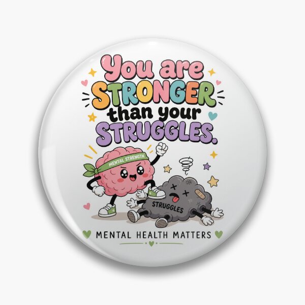 Item preview, You Are Stronger Than Your Struggles | Mental Health designed and sold by merchxwear.