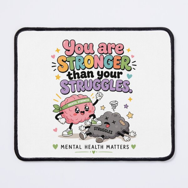 Item preview, You Are Stronger Than Your Struggles | Mental Health designed and sold by merchxwear.