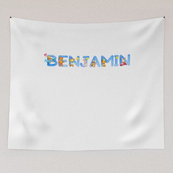 Item preview, DREAMLIT NAMES COLLECTION – ✨ BENJAMIN ✨ – Cute Storybook Dream Animals designed and sold by WheelieGdArt.