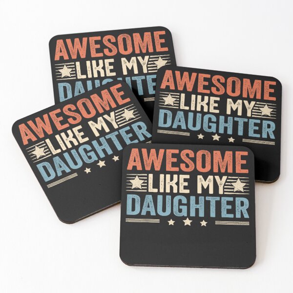 Item preview, awesome like my daughter funny men dad father's day essential  designed and sold by mariazin.