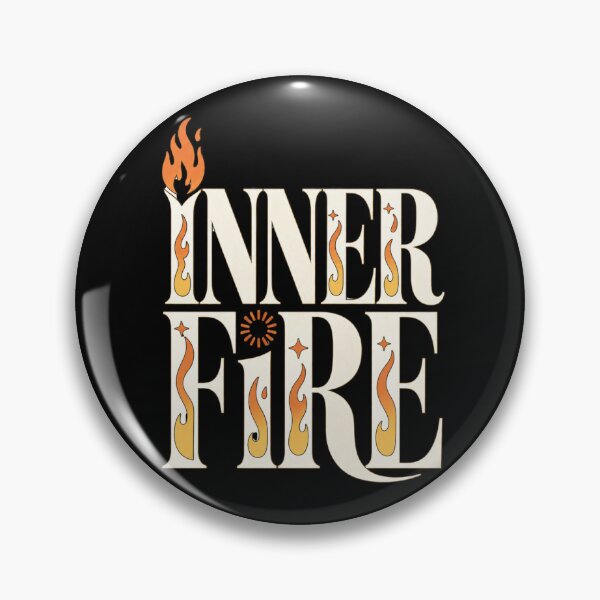 Item preview, Typographic design of a motivational flame representing inner fire. Dark backgrounds. designed and sold by FusiTink.