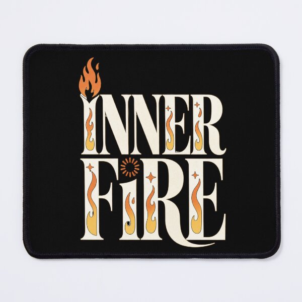 Item preview, Typographic design of a motivational flame representing inner fire. Dark backgrounds. designed and sold by FusiTink.
