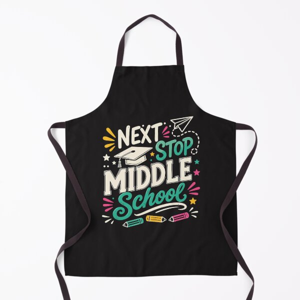 Item preview, Next Stop Middle School Fifth Grade Graduation Retro School Design designed and sold by kiralynstration.