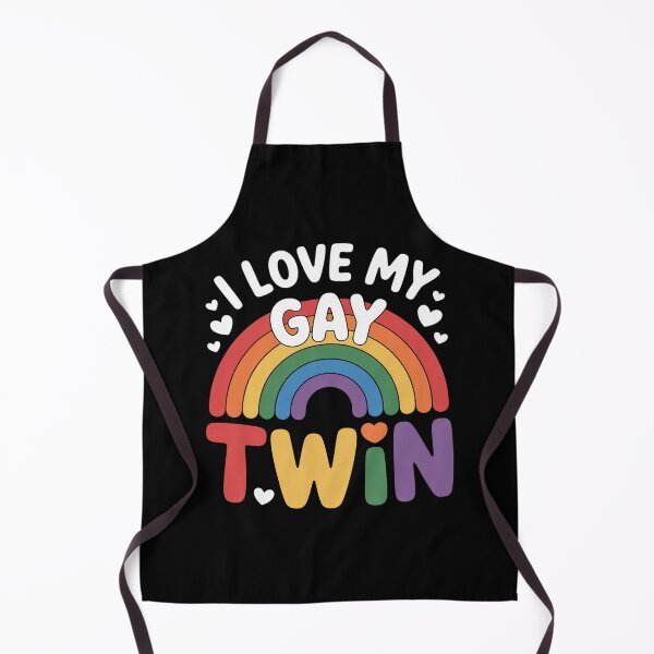 Item preview, LGBT Gay Men Pride Flag Rainbow Flag I Love My Gay Twin designed and sold by grounabslaninal.