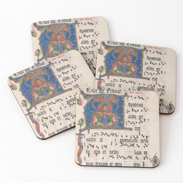 Item preview, Medieval Letter A, Illustrated Manuscript 15th C. German  designed and sold by cheeseburgercat.