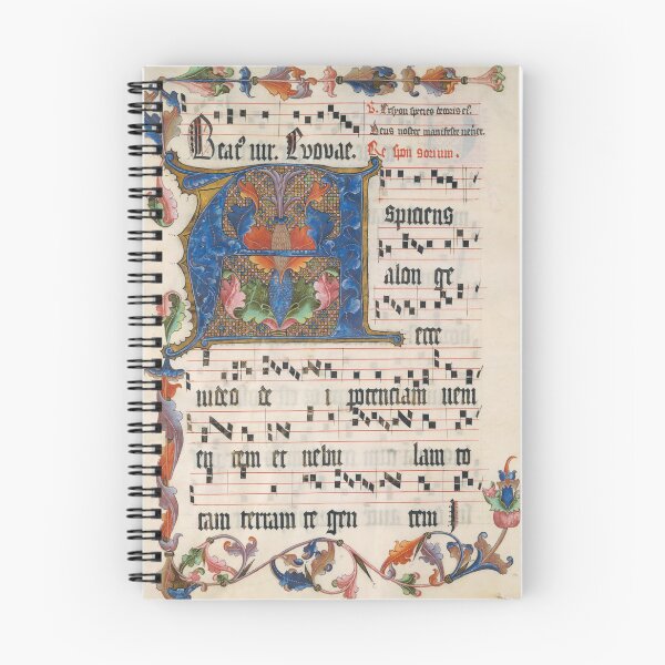 Item preview, Medieval Letter A, Illustrated Manuscript 15th C. German  designed and sold by cheeseburgercat.