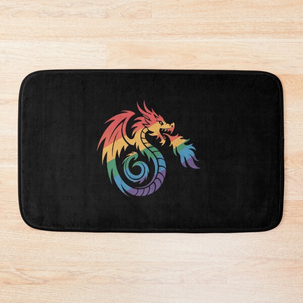 Item preview, LGBTQ Dragon With Rainbow Flame Pride designed and sold by grounabslaninal.