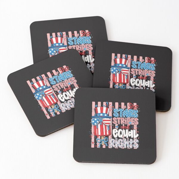 Item preview, Stars Stripes and Equal Rights Patriotic Ice Cream 4th of July Design designed and sold by kiralynstration.