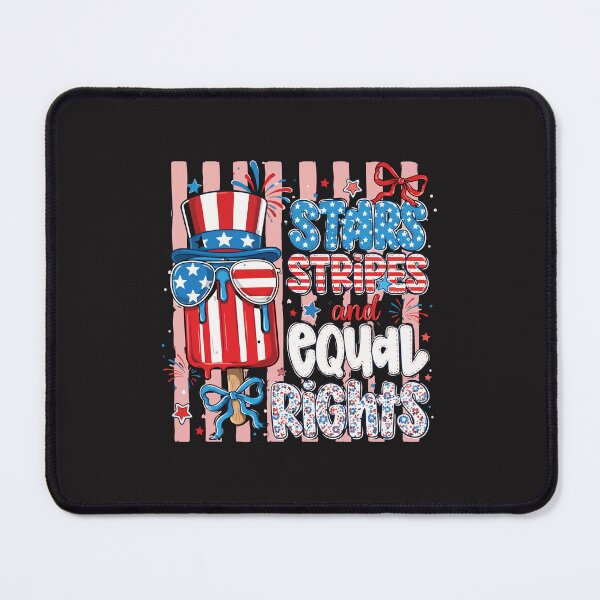 Item preview, Stars Stripes and Equal Rights Patriotic Ice Cream 4th of July Design designed and sold by kiralynstration.