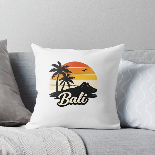 Item preview, Bali Sunset Tropical Vacation Retro Design designed and sold by Artbysarmina.