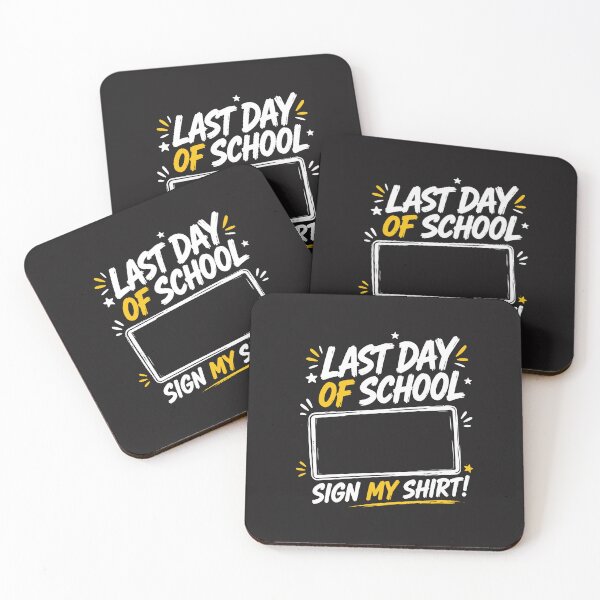 Item preview, Last Day of School Sign My Shirt Funny Graduation School Design designed and sold by kiralynstration.