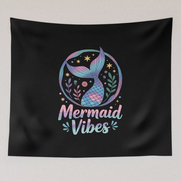 Item preview, Mermaid Vibes Tee Birthday Mermaid Girl Beach Mermaid designed and sold by grounabslaninal.