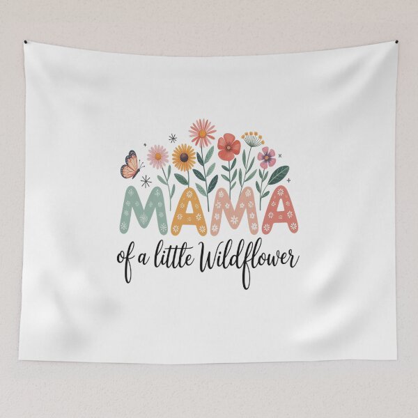 Item preview, Mama of The Little Wildflower Baby Birthday Party designed and sold by grounabslaninal.