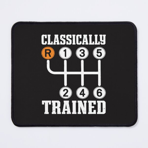 Item preview, Classically Trained Stick Shift Manual Transmission Driver Retro Design designed and sold by kiralynstration.