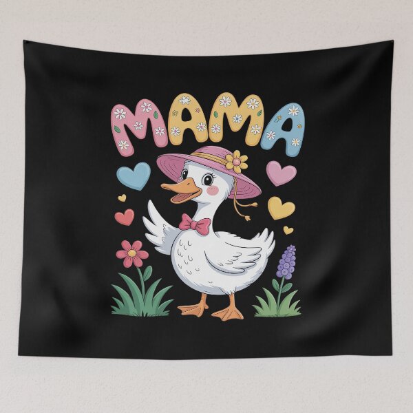 Item preview, Nana Colorful Floral Goose Bow Tie Mother's Day Farmer designed and sold by grounabslaninal.