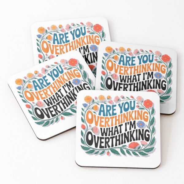 Item preview, are You Overthinking What I'm Overthinking Floral T-Shirt designed and sold by RKdrawings.