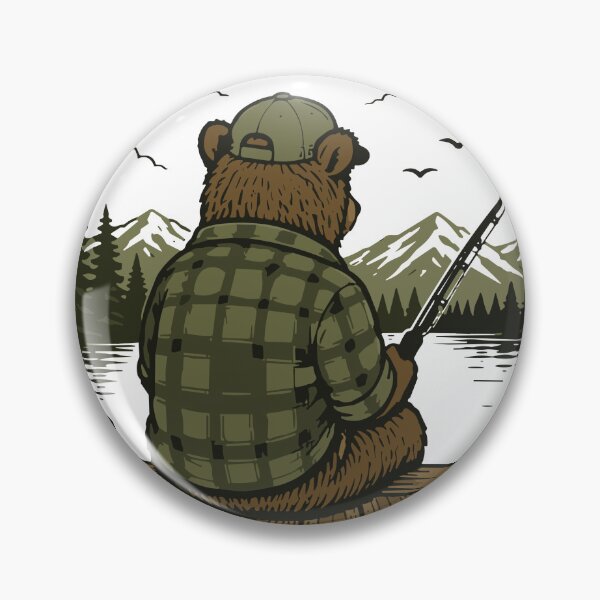 Item preview, I’d Rather Be Fishing Funny Bear Fisherman  designed and sold by American Spirit.