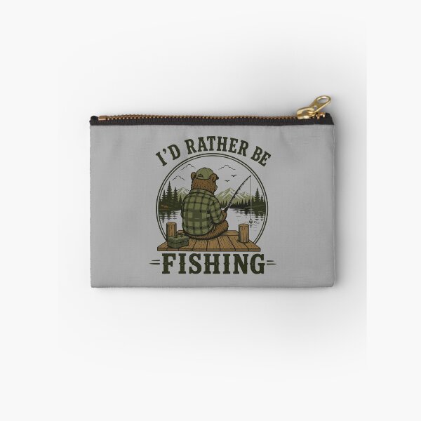 Item preview, I’d Rather Be Fishing Funny Bear Fisherman  designed and sold by American Spirit.