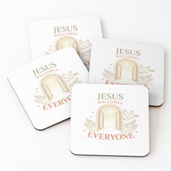 Item preview, Jesus Welcomes Everyone – Inclusive Christian Faith Design designed and sold by SoulThread Studio.