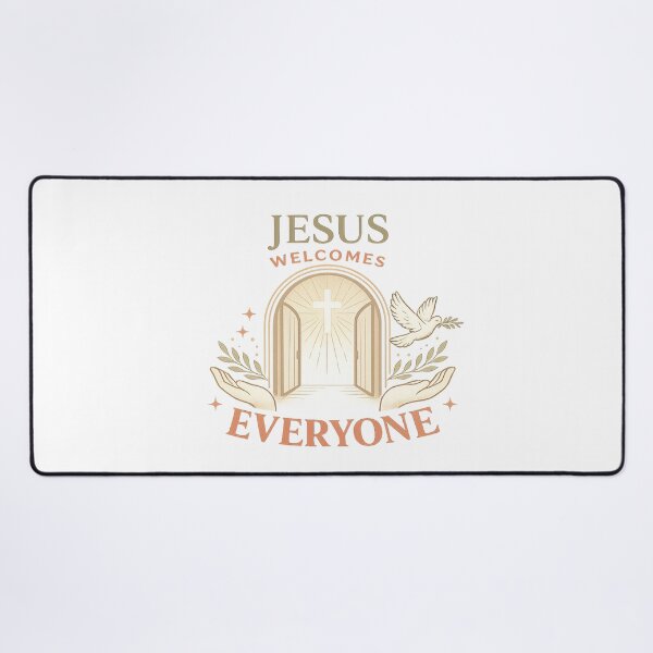 Item preview, Jesus Welcomes Everyone – Inclusive Christian Faith Design designed and sold by SoulThread Studio.