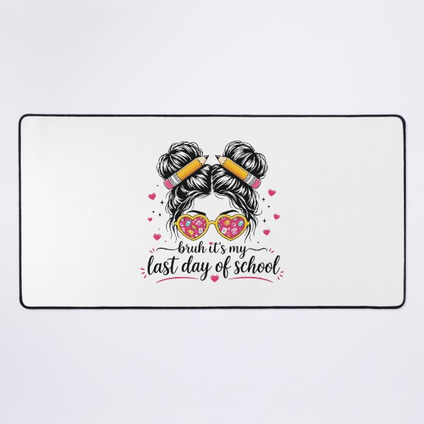 Item preview, Bruh Its My Last Day of School Funny Teacher Girl Retro Design designed and sold by kiralynstration.