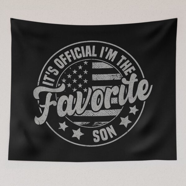 Item preview, It's Official I'm The Favorite Son Funny Father's day designed and sold by JanetteNWillis.