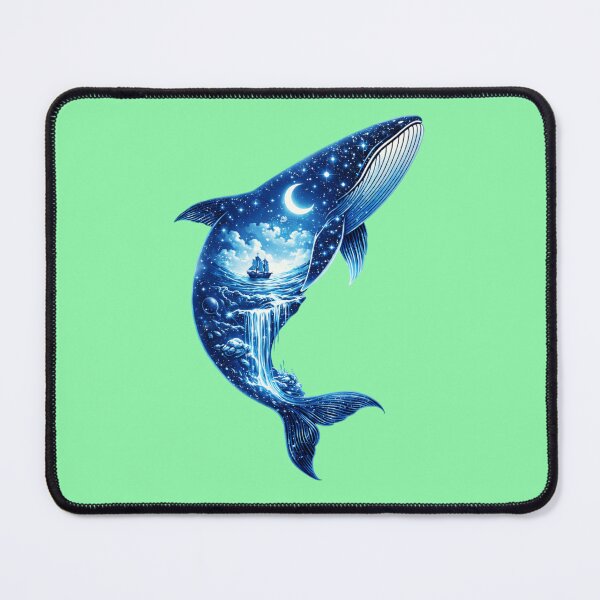 Item preview, Celestial Whale of the Hidden Ocean – Dream World Art designed and sold by sunbowjp stadio.
