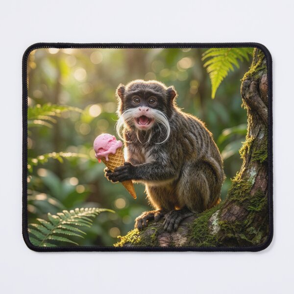 Item preview, Emperor Tamarin with an Ice Cream Cone designed and sold by Tridentulus.