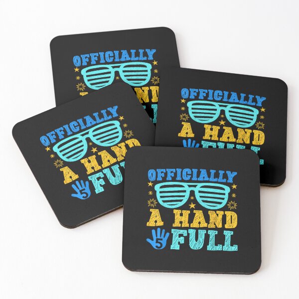 Item preview, I'm Officially A Handful Funny Five Years Old Girls Boys designed and sold by JanetteNWillis.
