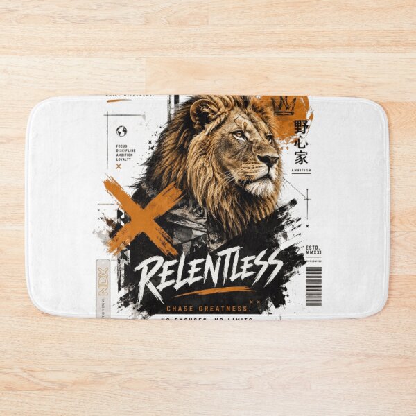 Item preview, Relentless – Lion Mindset Urban Graphic Design | NDX designed and sold by NDX9.