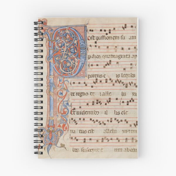 Item preview, Medieval Letter P, Illustrated Manuscript 15th C. German  designed and sold by cheeseburgercat.
