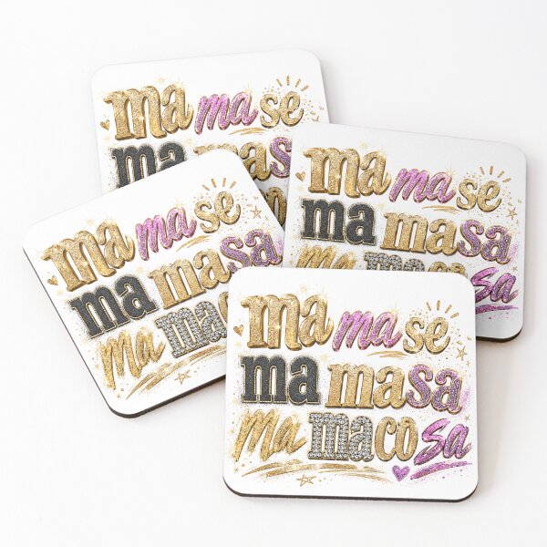 Item preview, Mama Se Mama Sa Retro Glitter Typography designed and sold by DandelioMoon.