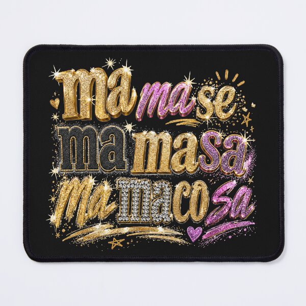 Item preview, Mama Se Mama Sa Retro Glitter Typography designed and sold by Sparklershop.