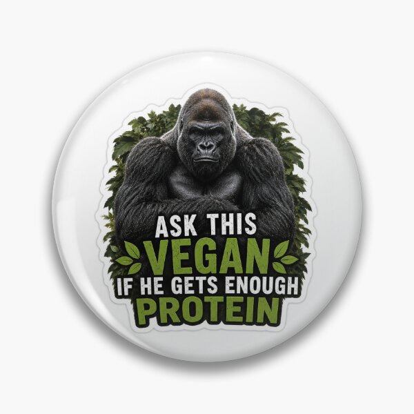 Item preview, Ask this vegan if he gets enough protein designed and sold by vegan4lyfe.