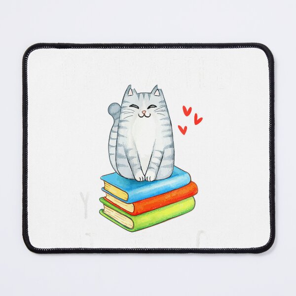 Item preview, Easily Distracted by Cats and Books - Funny Cat & Book Lover T-Shirt Small designed and sold by kevincuellar.