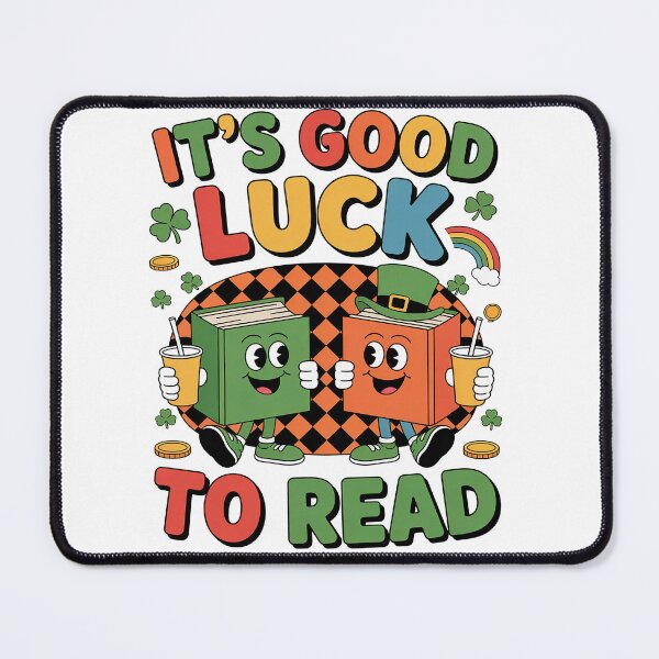 Item preview, It's Good Luck To Read  Librarian Lucky Book designed and sold by grounabslaninal.
