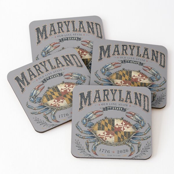 Item preview, Maryland 250th Anniversary Vintage Blue Crab Heritage designed and sold by rygenr8.