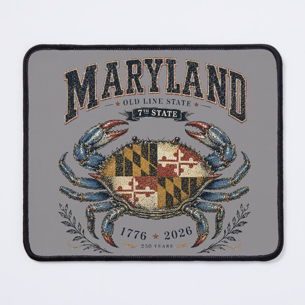 Item preview, Maryland 250th Anniversary Vintage Blue Crab Heritage designed and sold by rygenr8.