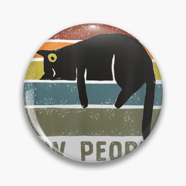 Item preview, Ew People Black Cat Lazy Introvert Anti Social T-Shirt designed and sold by kevincuellar.