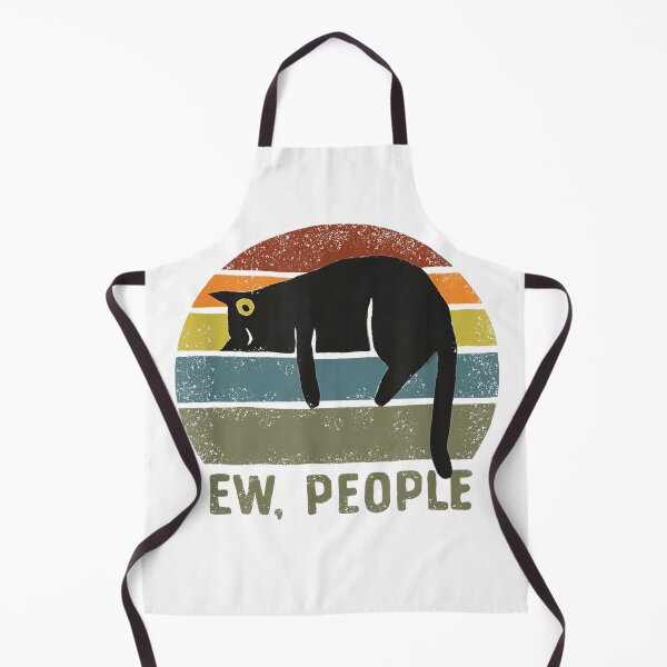 Item preview, Ew People Black Cat Lazy Introvert Anti Social T-Shirt designed and sold by kevincuellar.