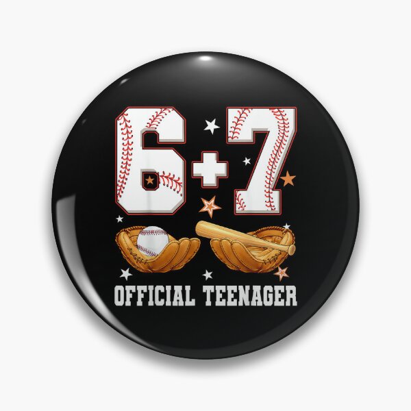 Item preview, 6+7 13 Year Old Official Teenager Baseball Boy 13th Birthday designed and sold by JanetteNWillis.