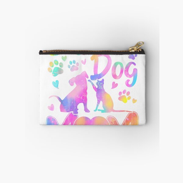 Item preview, Cat Mom Dog Mom Girl Women Mother's Day Pet Lover Tie Dye T-Shirt designed and sold by RKdrawings.