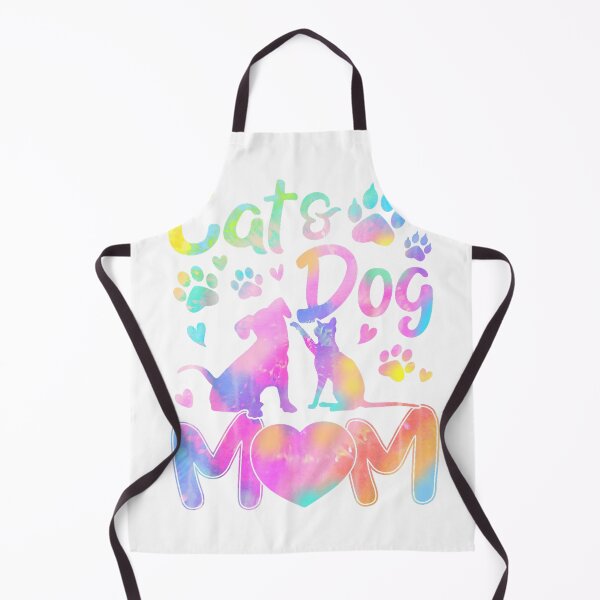 Item preview, Cat Mom Dog Mom Girl Women Mother's Day Pet Lover Tie Dye T-Shirt designed and sold by RKdrawings.