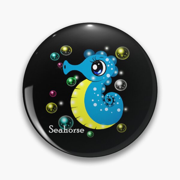 Item preview, Colorful Bubble Seahorse designed and sold by Shirley cute art .