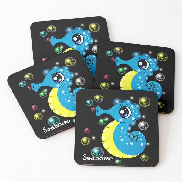 Item preview, Colorful Bubble Seahorse designed and sold by Shirley cute art .