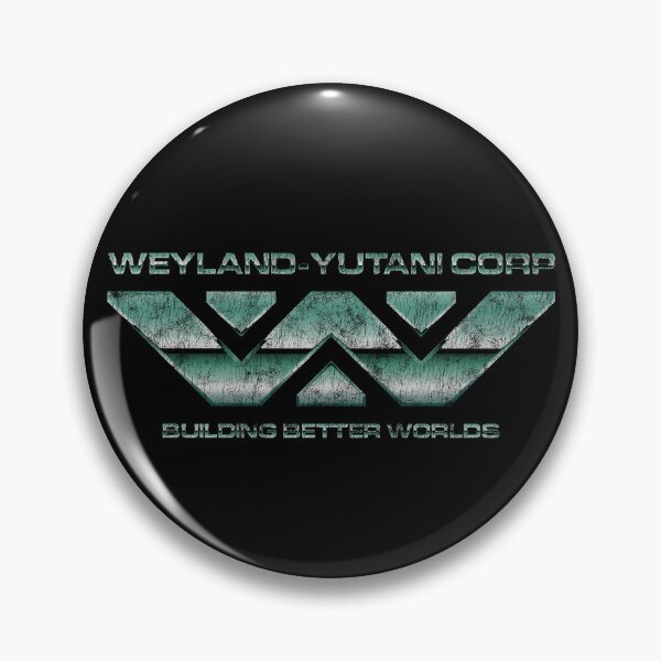 Item preview, Weyland Yutani Corp Metallic Logo Alien Distressed designed and sold by Power Up Prints.