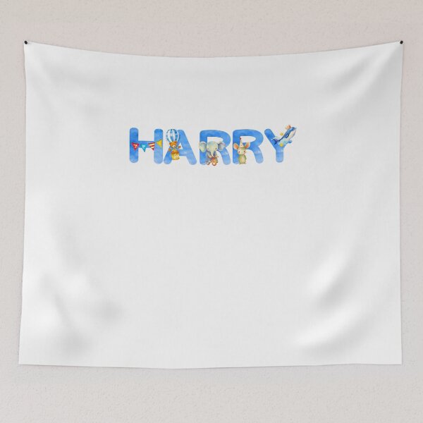 Item preview, DREAMLIT NAMES COLLECTION – ✨ HARRY✨ – Cute Storybook Dream Animals designed and sold by WheelieGdArt.