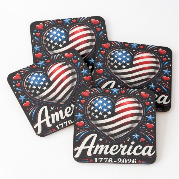 Item preview, America Heart Flag Patriotic 1776 2026 Celebration Design designed and sold by Osstaramilua.