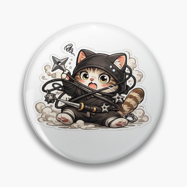 Item preview, Clumsy ninja cat designed and sold by UlisesMV.